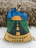 Load image into Gallery viewer, A burlap bag of Sanctuary Farms compost
